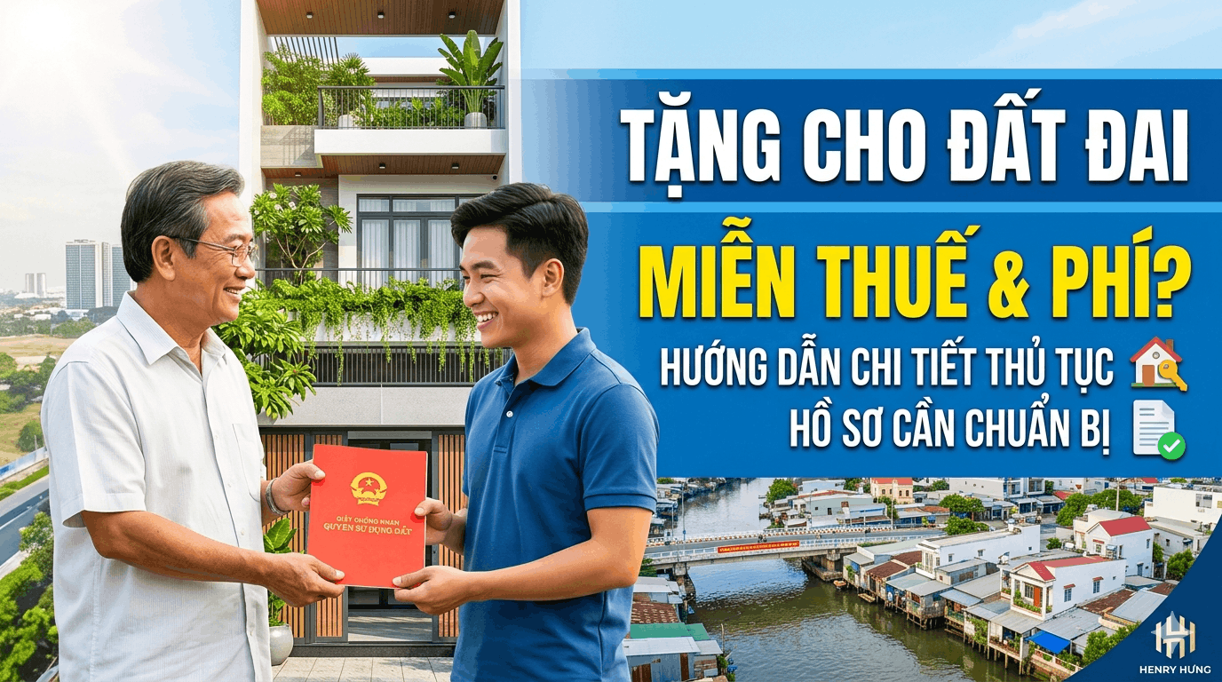 Hướng Dẫn Chi Tiết Thủ Tục Tặng Cho Quyền Sử Dụng Đất Và Các Loại Thuế Phí