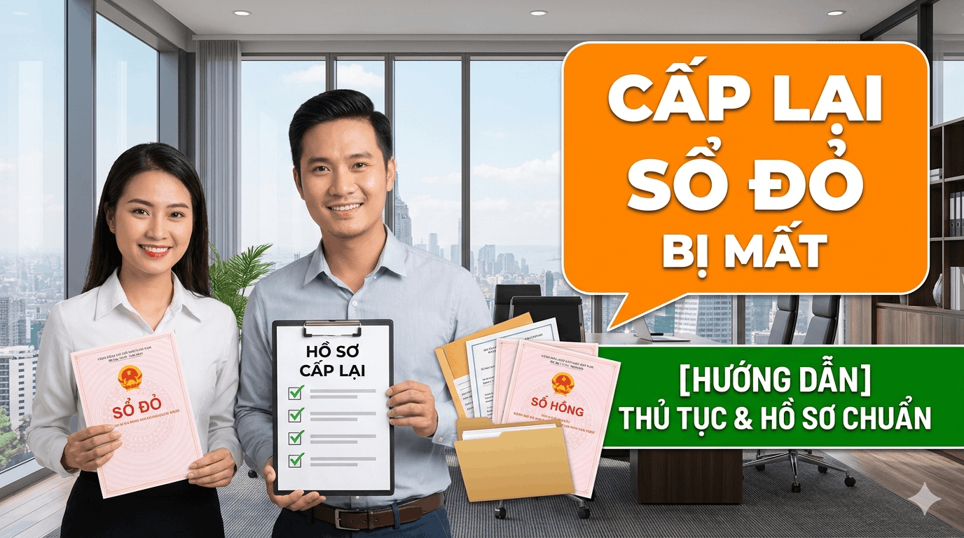 [Hướng Dẫn] Thủ Tục Cấp Lại Sổ Đỏ Bị Mất & Hồ Sơ Pháp Lý Cần Thiết