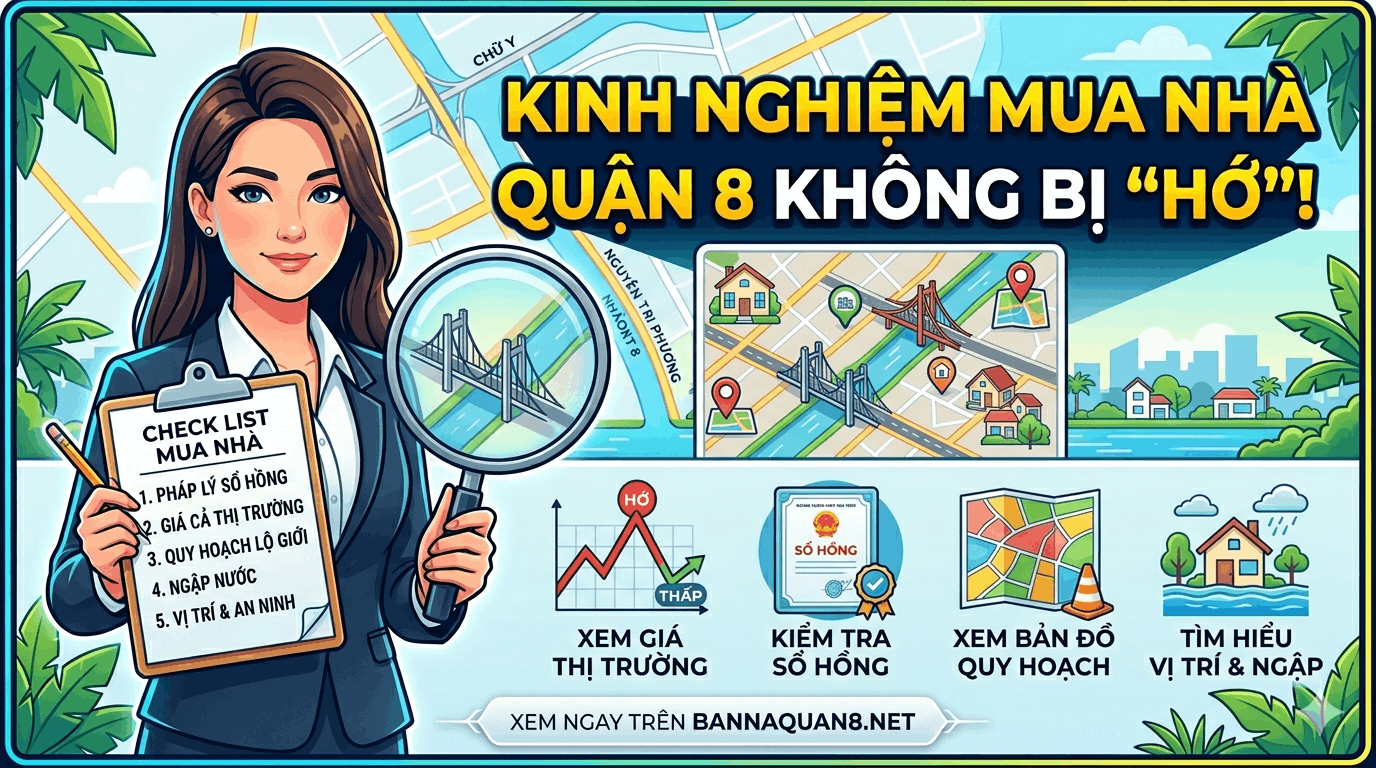 Kinh Nghiệm Mua Nhà Quận 8 Không Bị "Hớ": 5 Lưu Ý Vàng Cho Người Mua