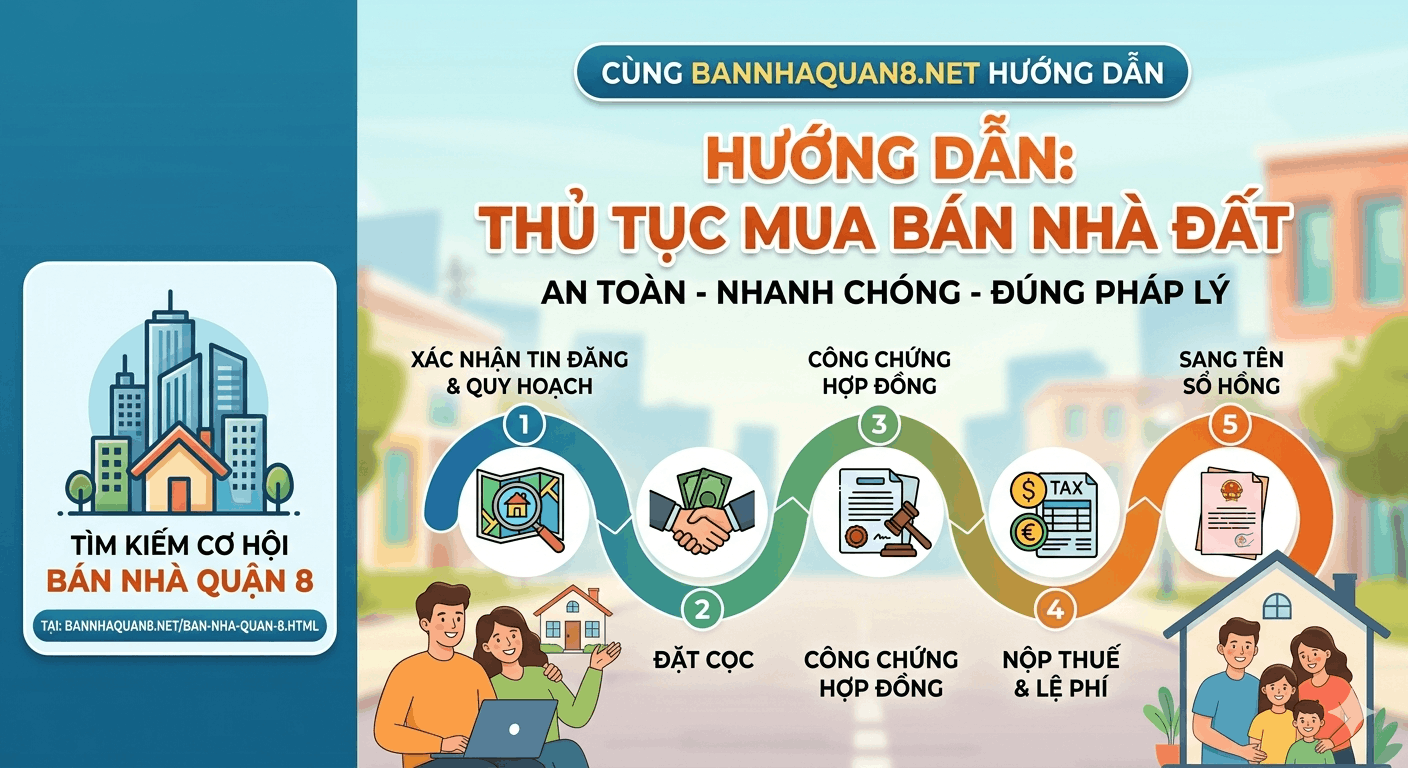 Quy Trình Thủ Tục Mua Bán Nhà Đất Chi Tiết Mới Nhất