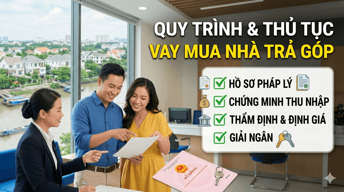 Quy Trình Và Thủ Tục Vay Mua Nhà Trả Góp Chi Tiết Từ A - Z