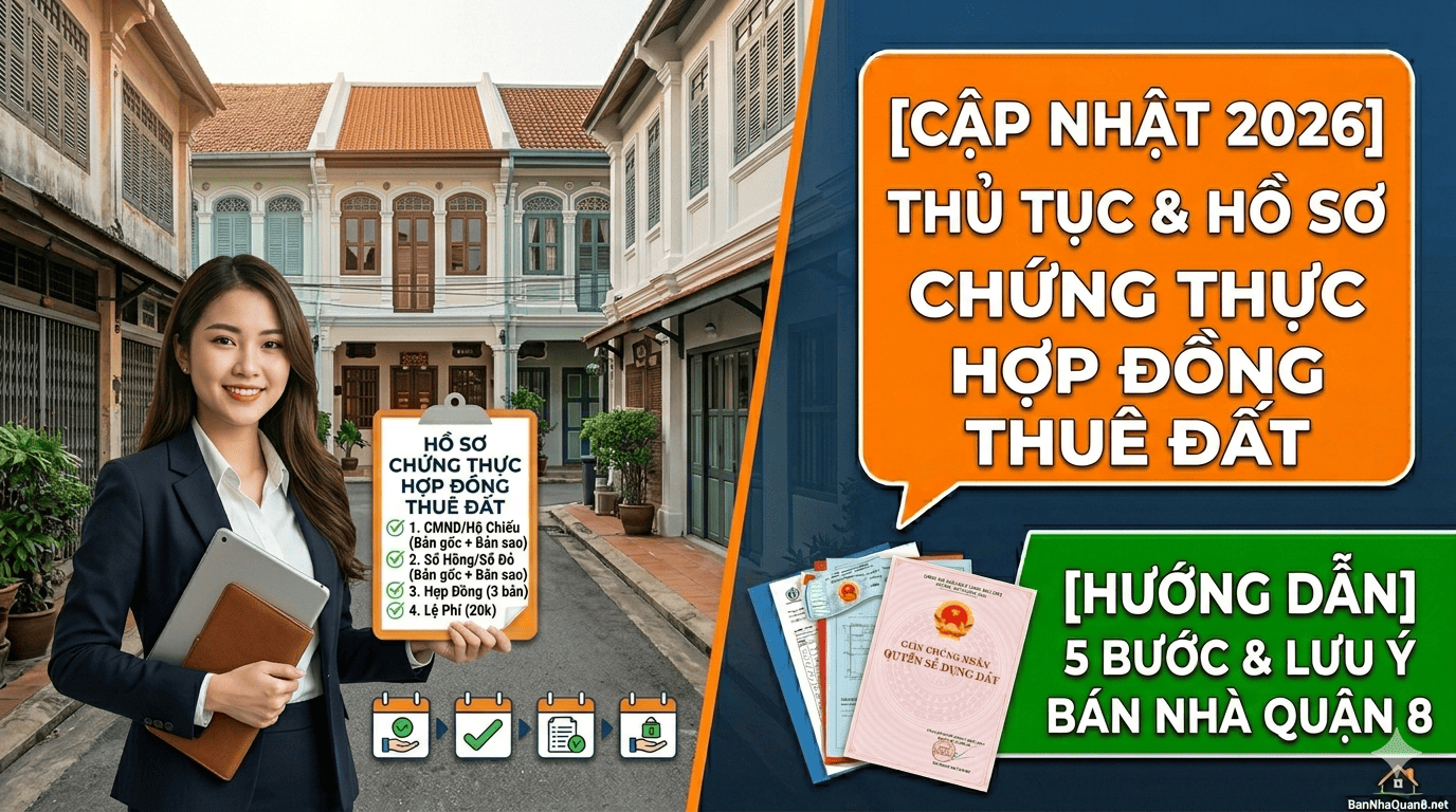 Thủ Tục Chứng Thực Hợp Đồng Thuê Đất & Lưu Ý Khi Bán Nhà Quận 8